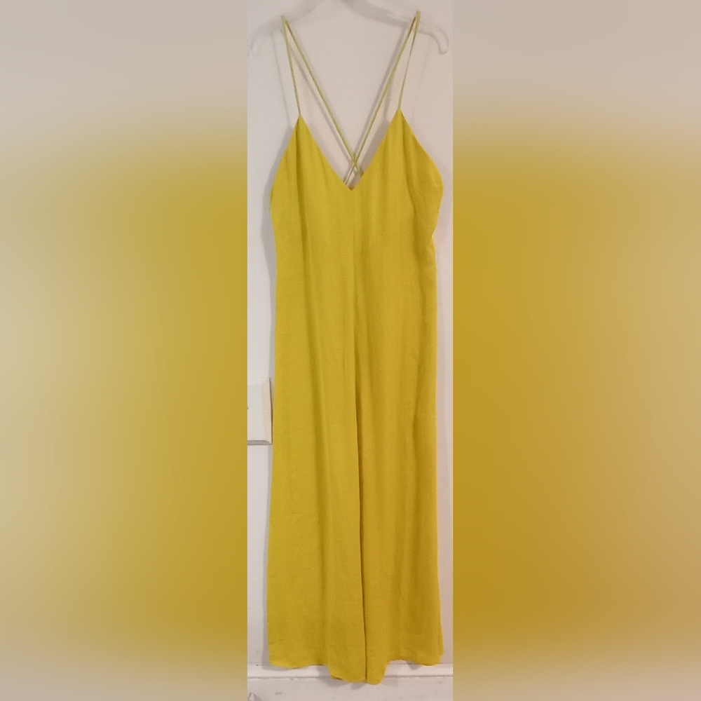 Forever 21 Contemporary Slip Dress Size Large Yellow